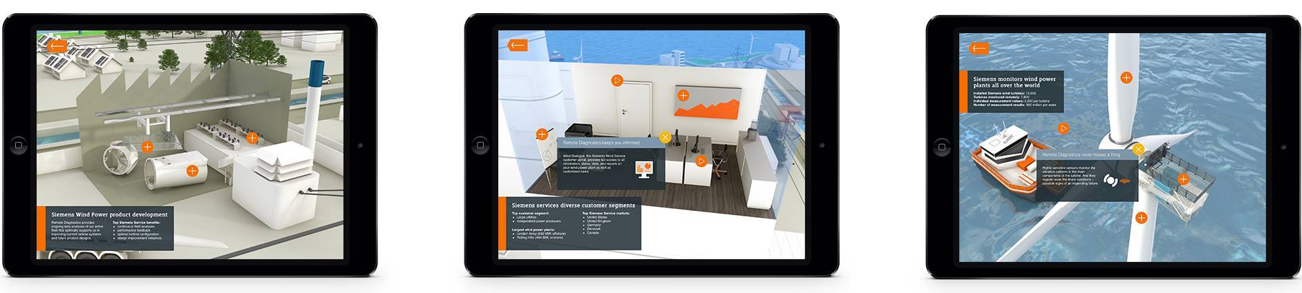 Screenshot aus der Remote-Diagnostik-Services-Animation auf iPads