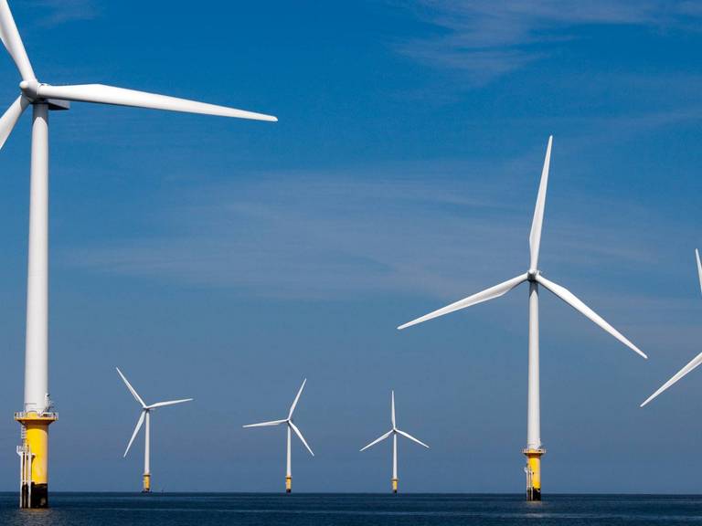 Picture of an offshore wind farm